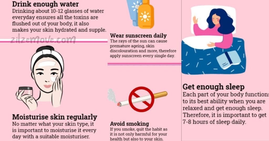 Skin care steps for healthy lifestyle