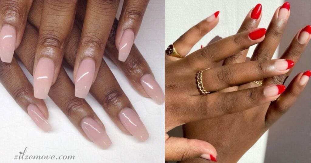 nail color is best for tan skin tone