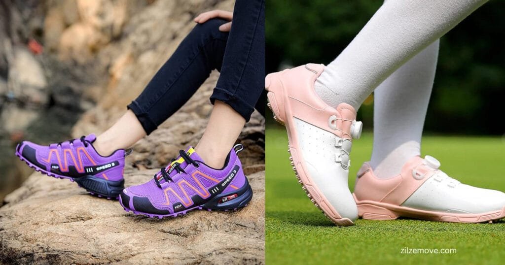 Girls Golf Shoes Waterproof Anti-skid Women's Light Weight Soft Breathable